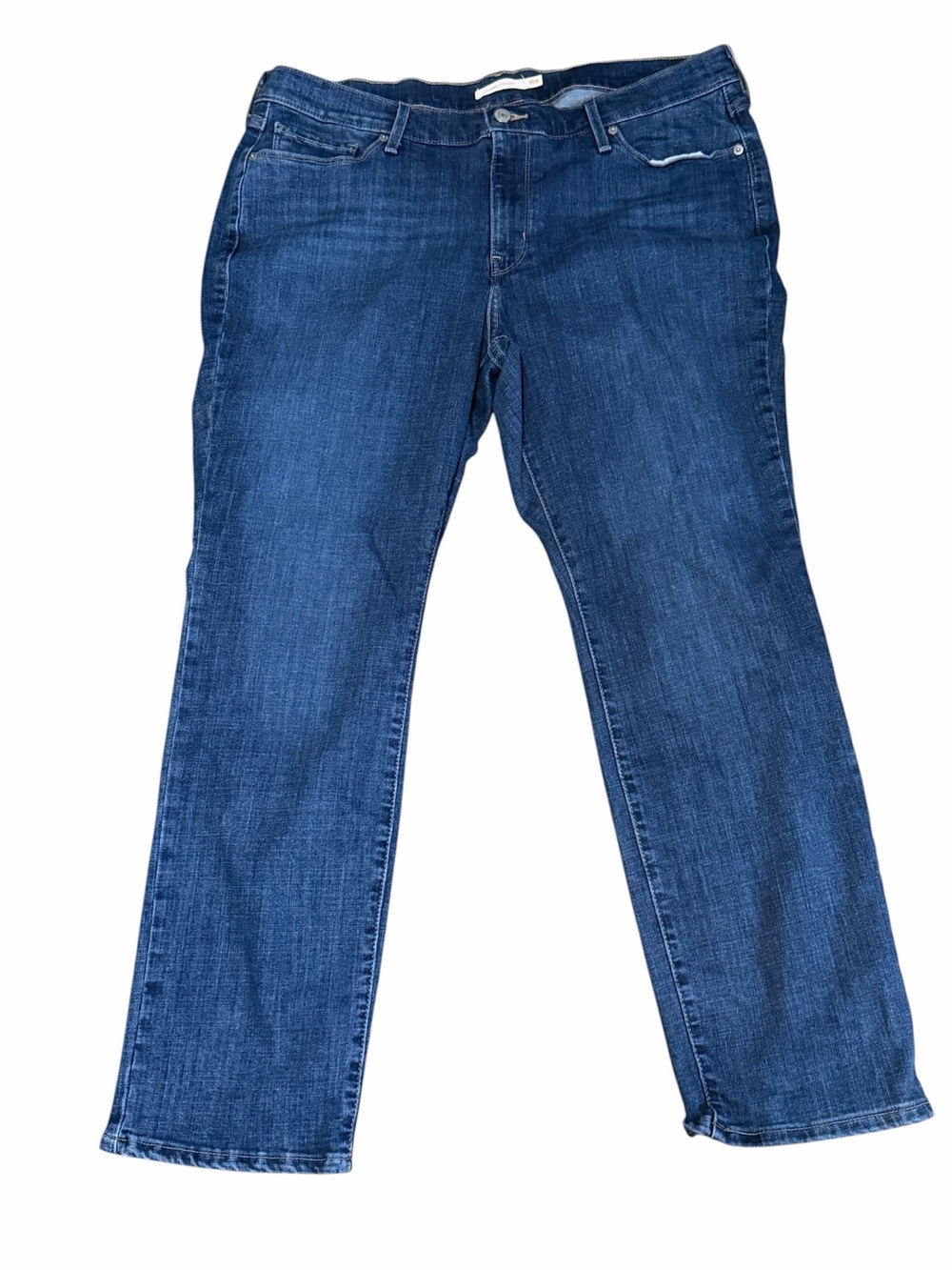 Levi's Women's Dark Blue Straight-Leg Jeans